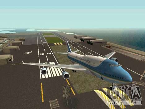 Boeing-747-400 Airforce one for GTA San Andreas