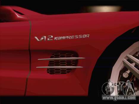 Mercedes SL500 v2 for GTA San Andreas