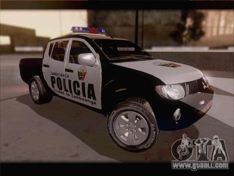 Mitsubishi L200 POLICIA for GTA San Andreas