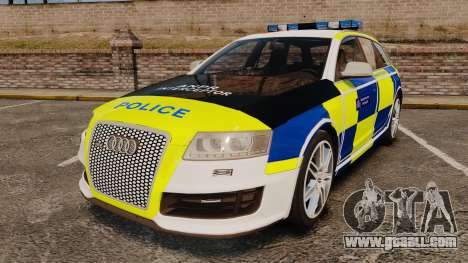 Audi RS6 Avant Metropolitan Police [ELS] for GTA 4
