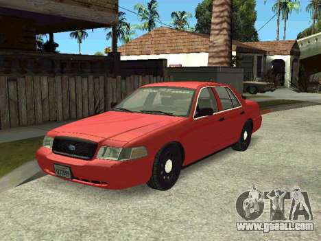 Ford Crown Victoria Unmarked Police for GTA San Andreas