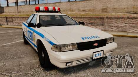 GTA V Police Vapid Cruiser NYPD for GTA 4