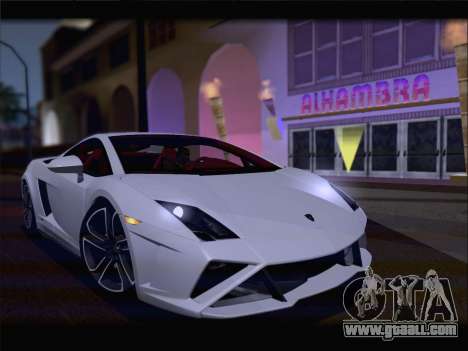 Lamborghini Gallardo 2013 for GTA San Andreas