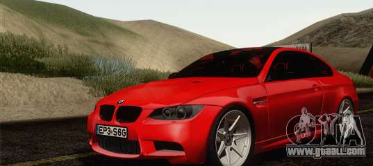 BMW M3 E92 2008 Vossen for GTA San Andreas