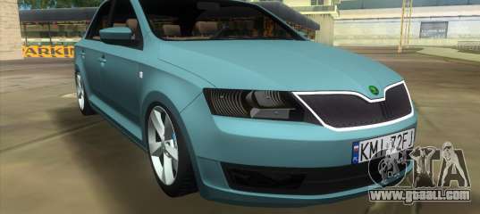 Skoda Rapid 2013 for GTA Vice City