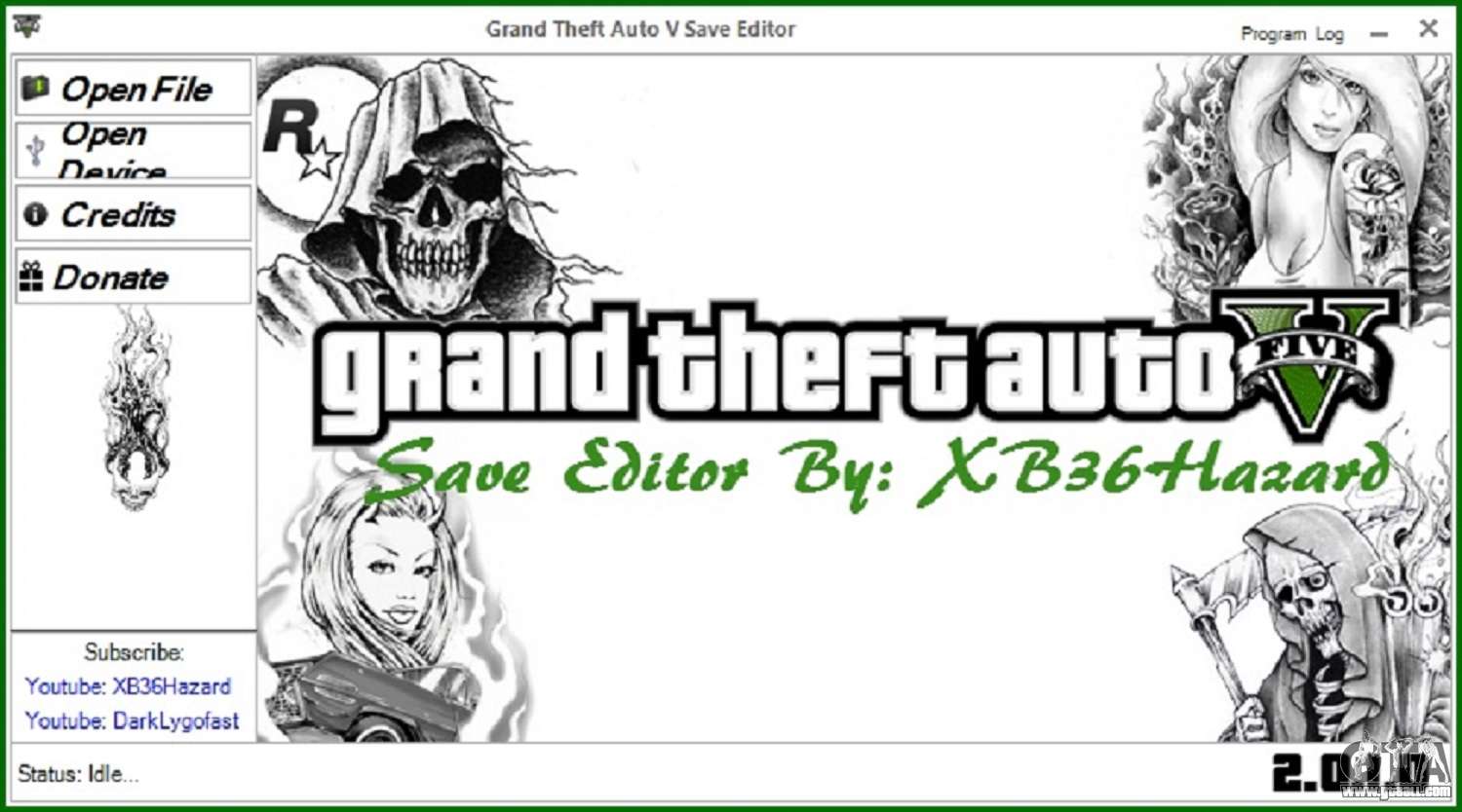 Stemmen inkomen uitgebreid Grand Theft Auto V Save Editor v.2.0.1.0 for GTA 5