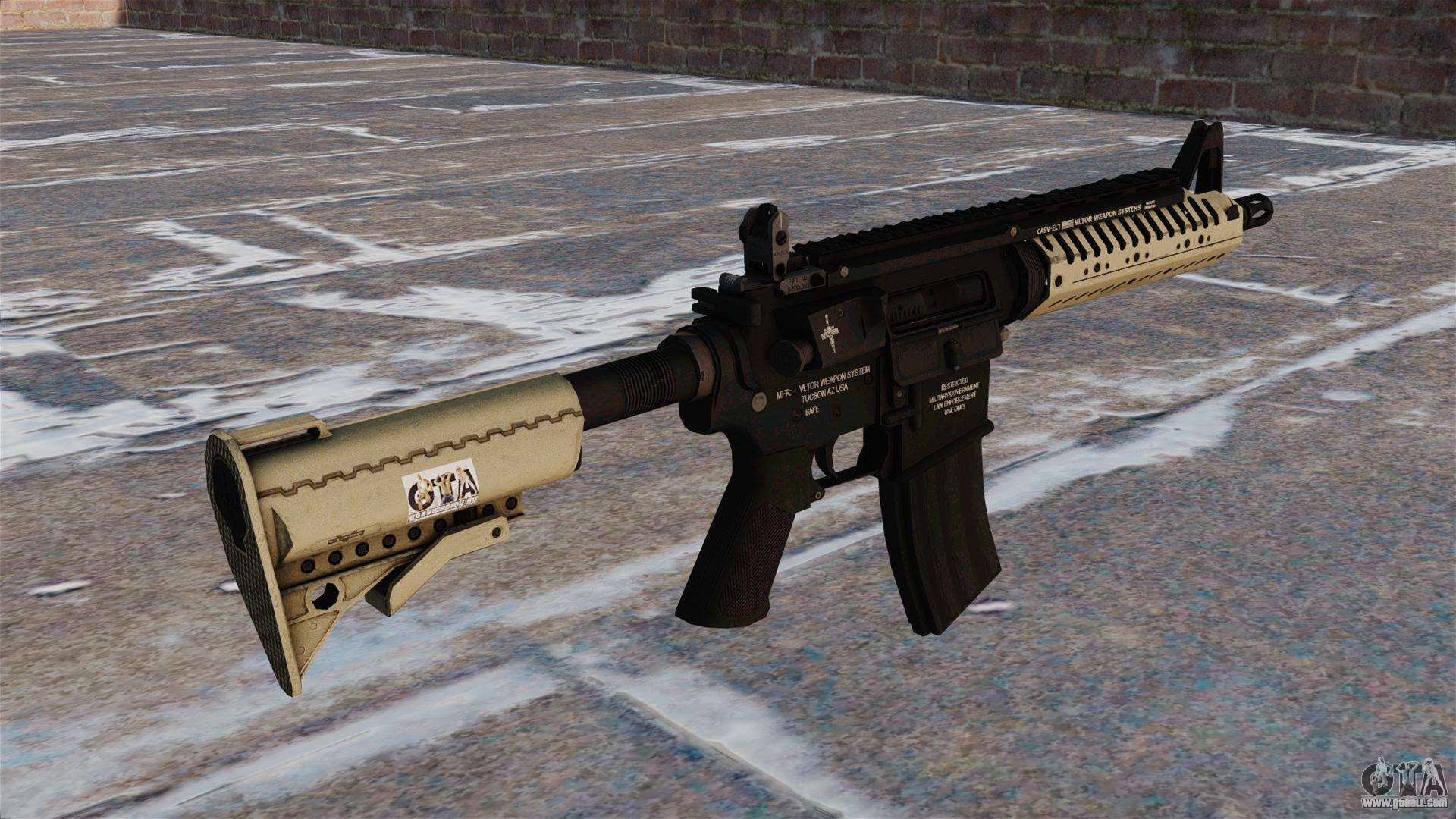 Automatic carbine M4 VLTOR for GTA 4