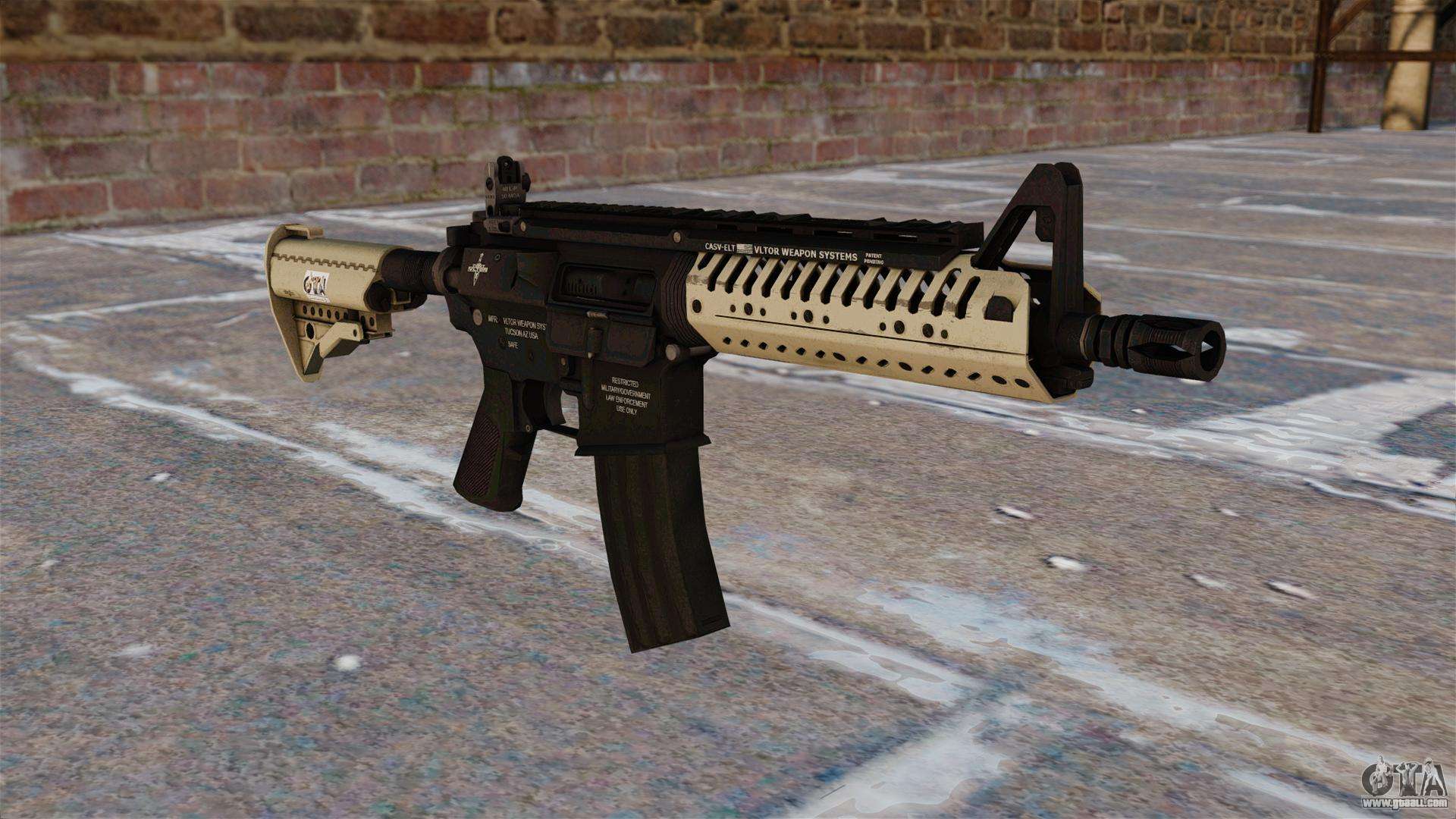 Automatic carbine M4 VLTOR for GTA 4