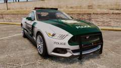 Ford Mustang GT 2015 Police for GTA 4