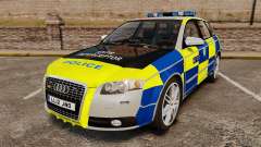 Audi S4 Avant Metropolitan Police [ELS] for GTA 4