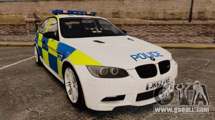 BMW M3 British Police [ELS] for GTA 4