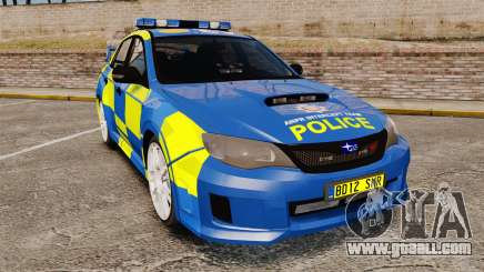 Subaru Impreza WRX STI 2011 Police [ELS] for GTA 4