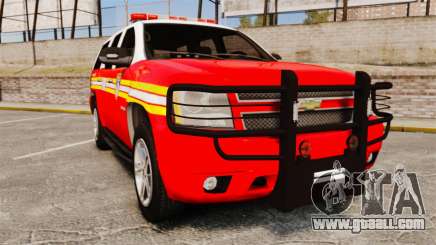Chevrolet Tahoe Fire Chief v1.4 [ELS] for GTA 4