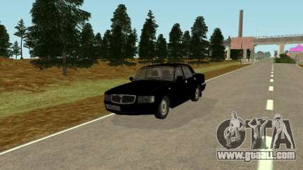 GAZ 3110 Volga black for GTA San Andreas