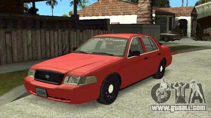Ford Crown Victoria Unmarked Police for GTA San Andreas