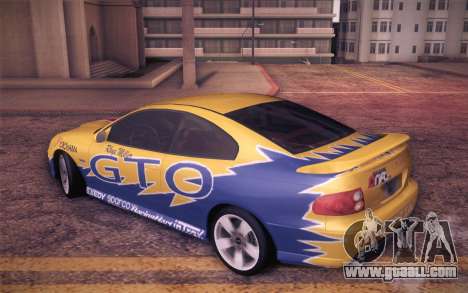 Pontiac GTO 2005 for GTA San Andreas