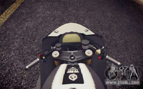 Yamaha YZF R1 2012 Black for GTA San Andreas