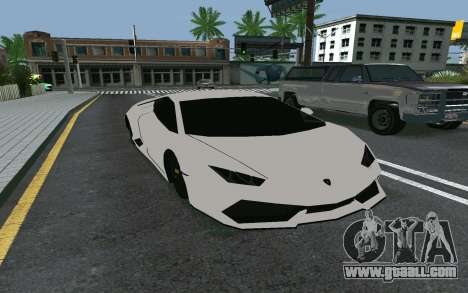 Lamborghini Huracane LP610-4 for GTA San Andreas