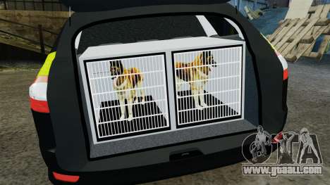 Ford Mondeo Estate Police Dog Unit [ELS] for GTA 4