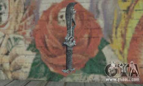 Chinese knife for GTA San Andreas