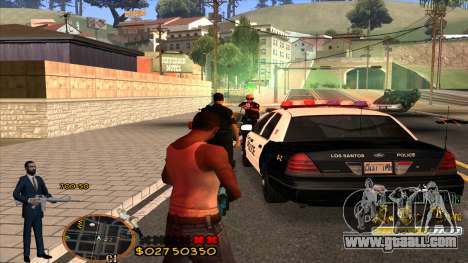 C-HUD La Cosa Nostra for GTA San Andreas