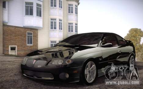 Pontiac GTO 2005 for GTA San Andreas