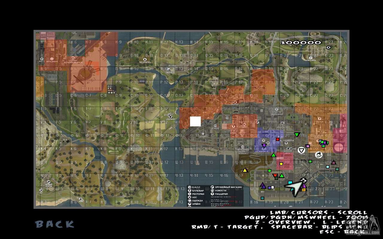 GTA 3 - Map Menu / Radar in Pause Menu (Mod) 