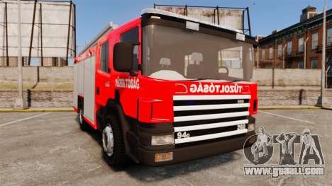 Hungarian fire truck [ELS] for GTA 4