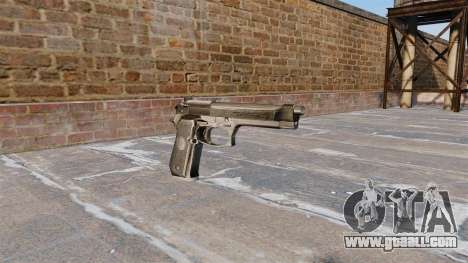 Self-loading pistol Beretta 92FS for GTA 4