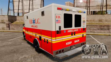 Brute Speedo FDLC Ambulance [ELS] for GTA 4