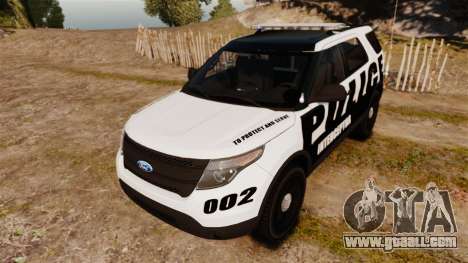 Ford Explorer 2013 Police Interceptor [ELS] for GTA 4