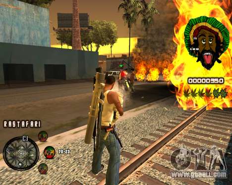 C-HUD Rastafari for GTA San Andreas