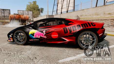 Lamborghini Huracan LP610-4 2014 Red Bull for GTA 4