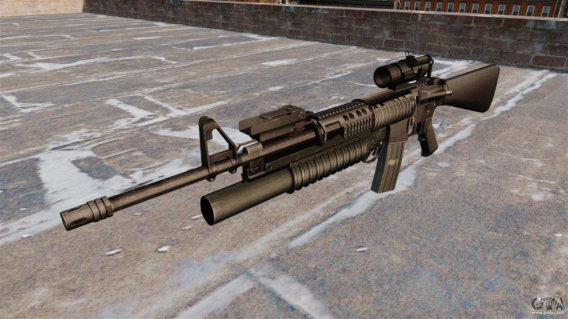 Tactical rifle M16A4 for GTA 4