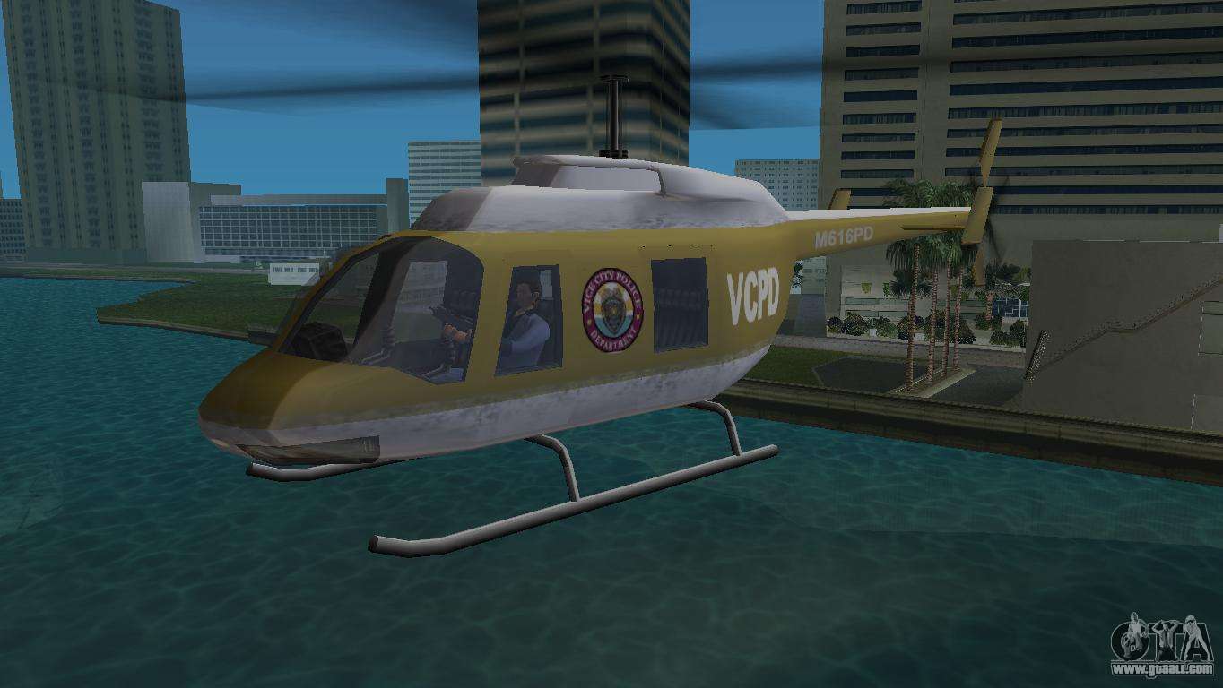 get a helicopter in gta vice city mobile