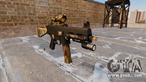 The submachine gun UMP45 Fall Camos for GTA 4