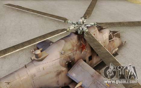 Mi-24D Hind from Modern Warfare 2 for GTA San Andreas