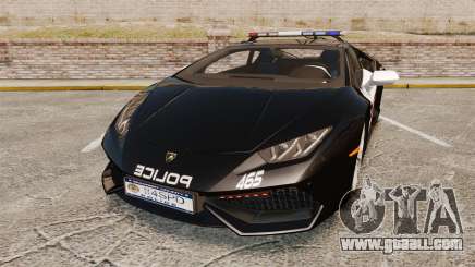Lamborghini Huracan Cop [Non-ELS] for GTA 4