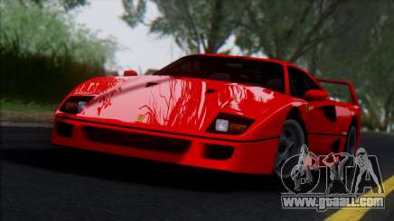 Ferrari F40 1987 for GTA San Andreas