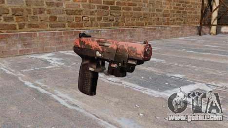 Gun FN Five seveN LAM Red tiger for GTA 4