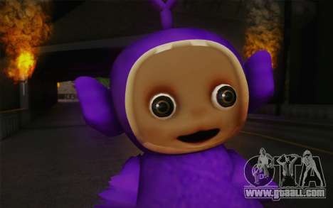 Casting roughcast-Winky of the Teletubbies for GTA San Andreas