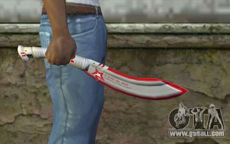 Fangblade Garena Star League from Point Blank for GTA San Andreas