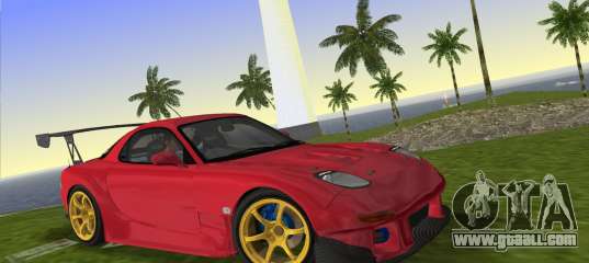 Mazda RX7 FD3S RE Amamiya Road Version for GTA Vice City