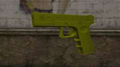 Golden Glock 18C for GTA San Andreas
