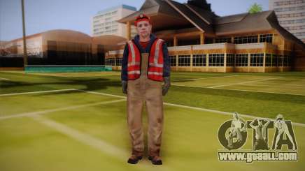 Road worker for GTA San Andreas