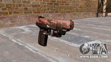 Gun FN Five seveN LAM Red tiger for GTA 4