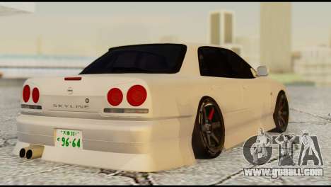 Nissan Skyline ER34 for GTA San Andreas