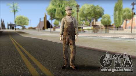 Male Civilian Worker for GTA San Andreas