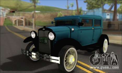 Ford A 1930 for GTA San Andreas