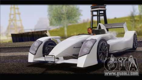 Caparo T1 2012 for GTA San Andreas